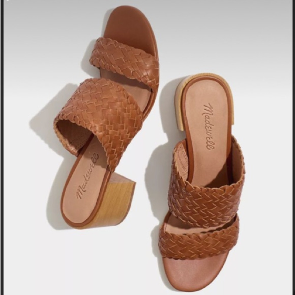 Madewell Kiera Mule Sandal in Woven Leather
